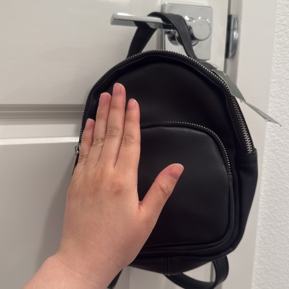 NWT Faux Leather Mini Backpack - Picture 2 of 6
